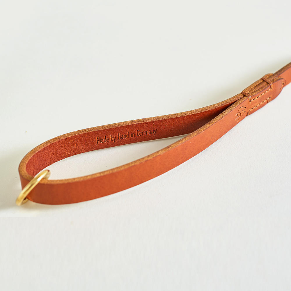 Laisse de chien Helen Wells » Classic «, cognac, 80 cm 