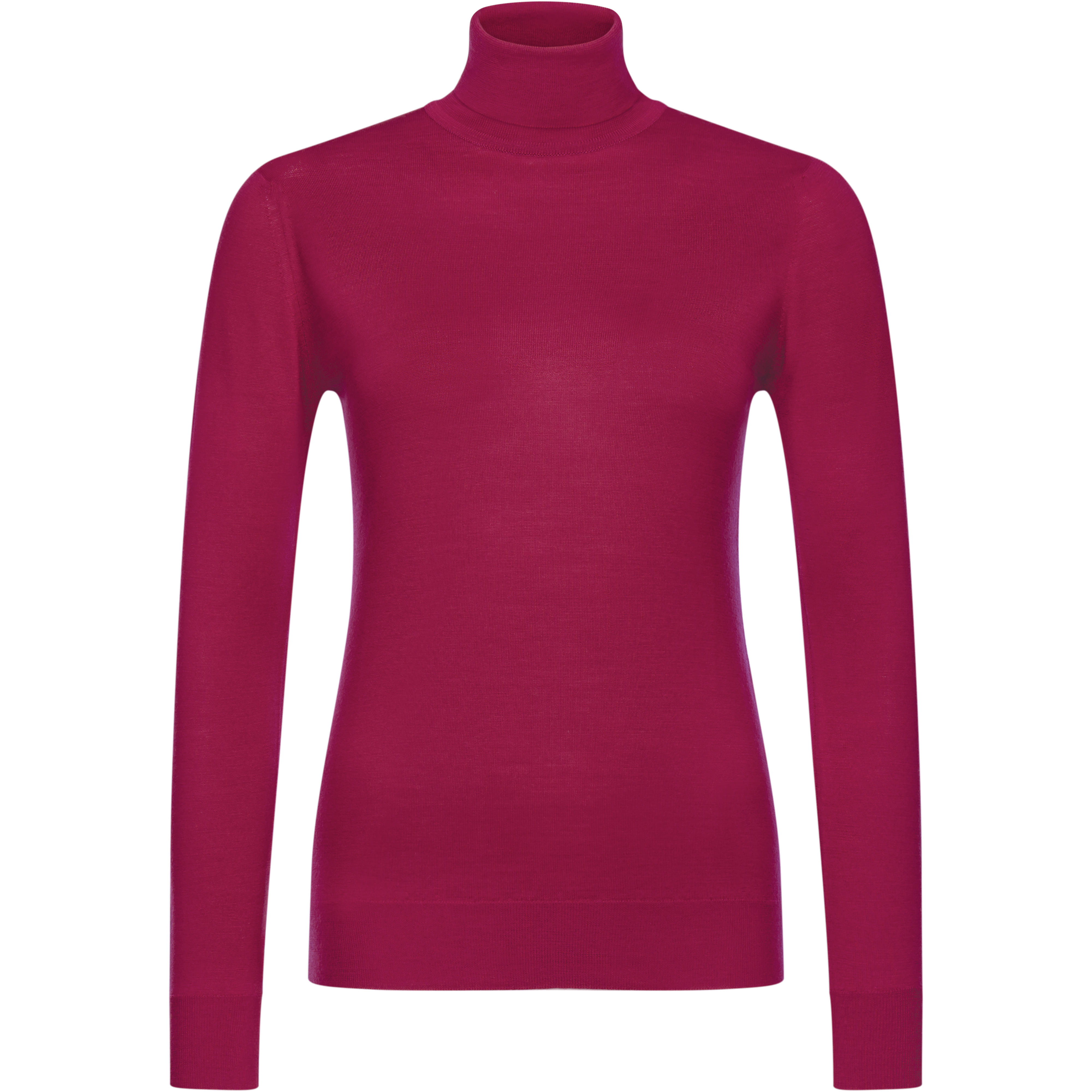 John Smedley Damen Rollkragen-Pullover, Merino Extrafein