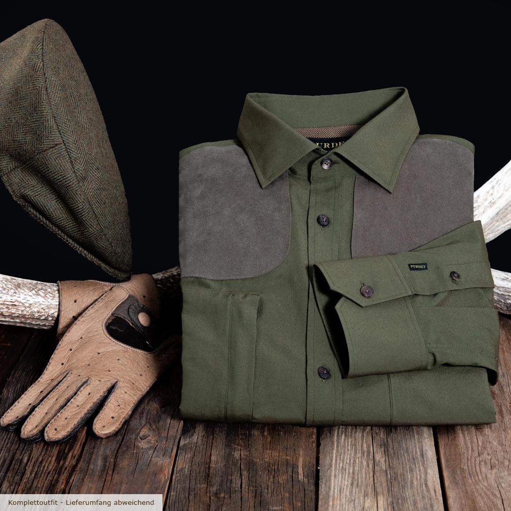 Purdey Herren-Jagdhemd, khaki