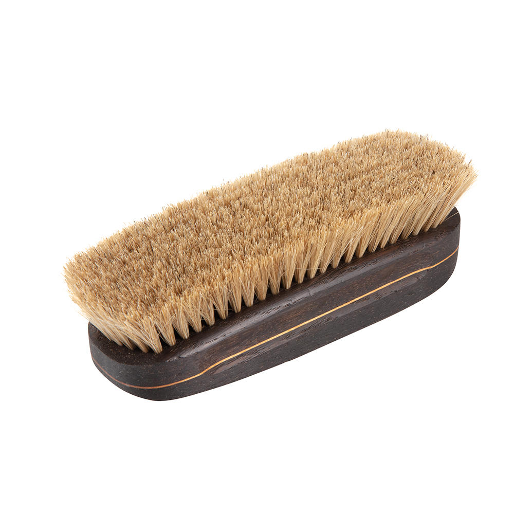 GentleMen Shoe Care Brush, Smoked Oak, Light Horsehair