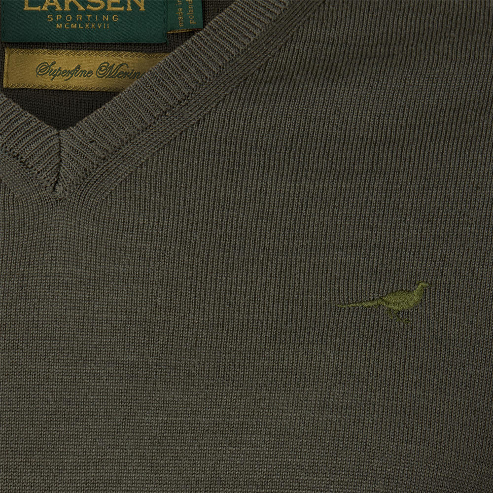 Laksen Herren V-Pullover Sussex