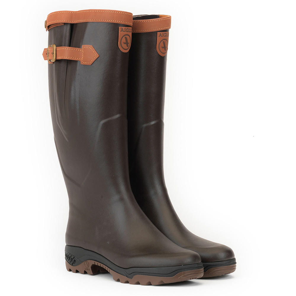 Aigle Gummistiefel PARCOURS 2 SIGNATURE PF (weit), braun