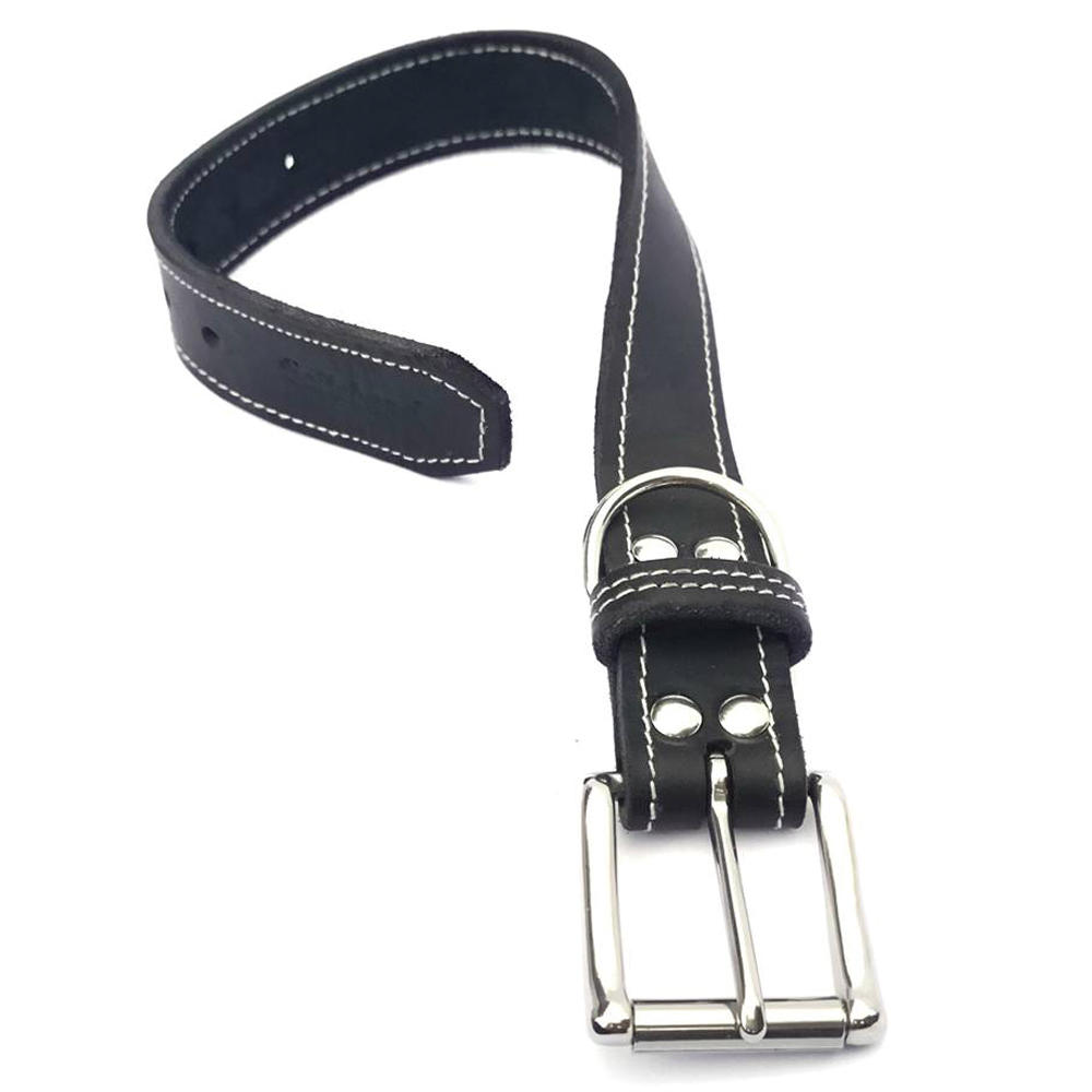 Collier pour chien Bolleband Classic 30 mm, noir, XXL