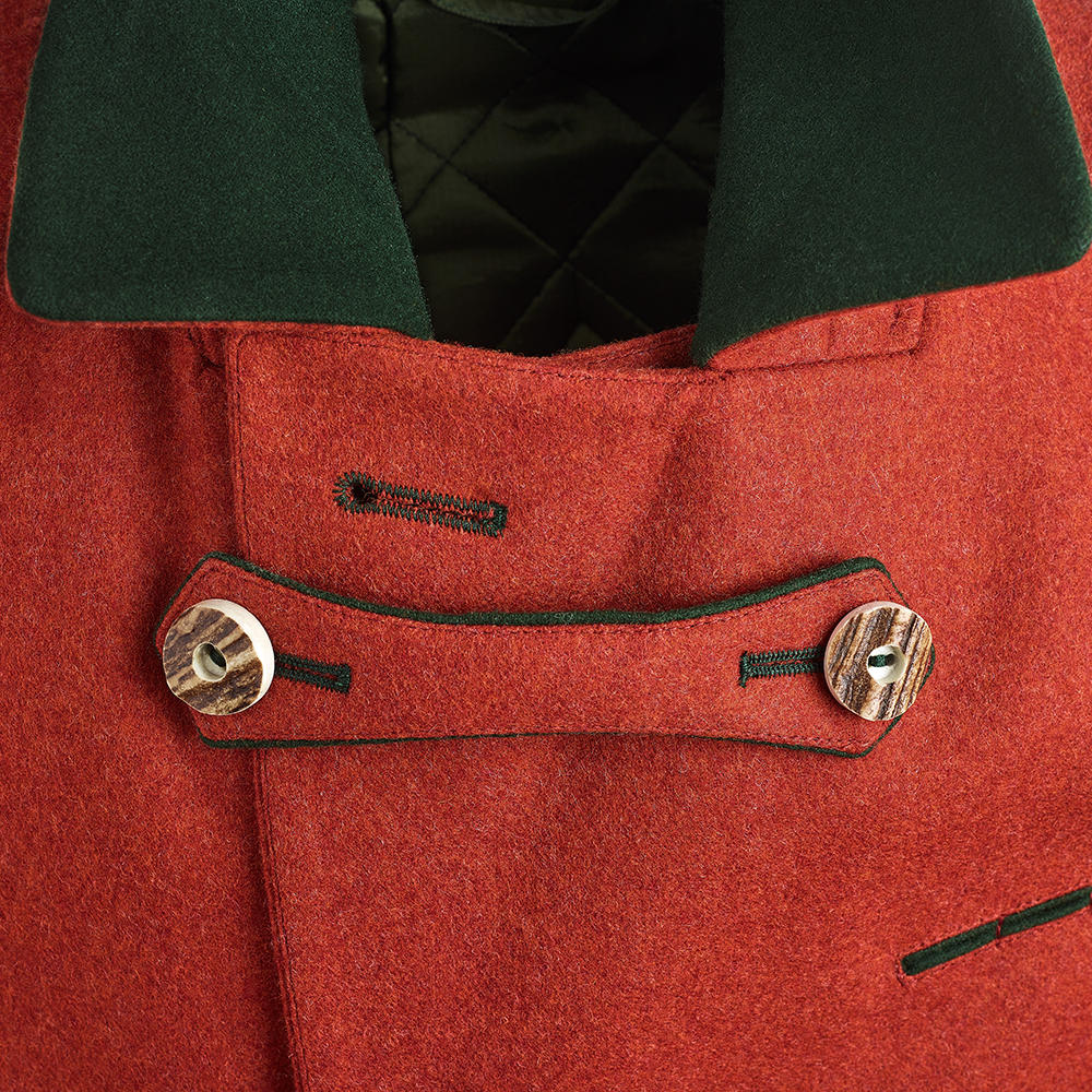 Damen Loden-Jagdjacke, orangerot