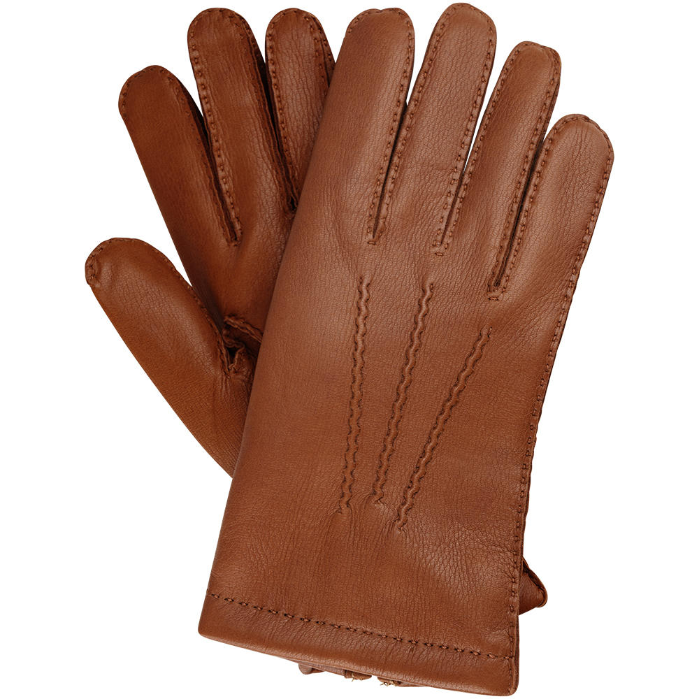»Oslo« Men’s Gloves, Deerskin, Cashmere Lining