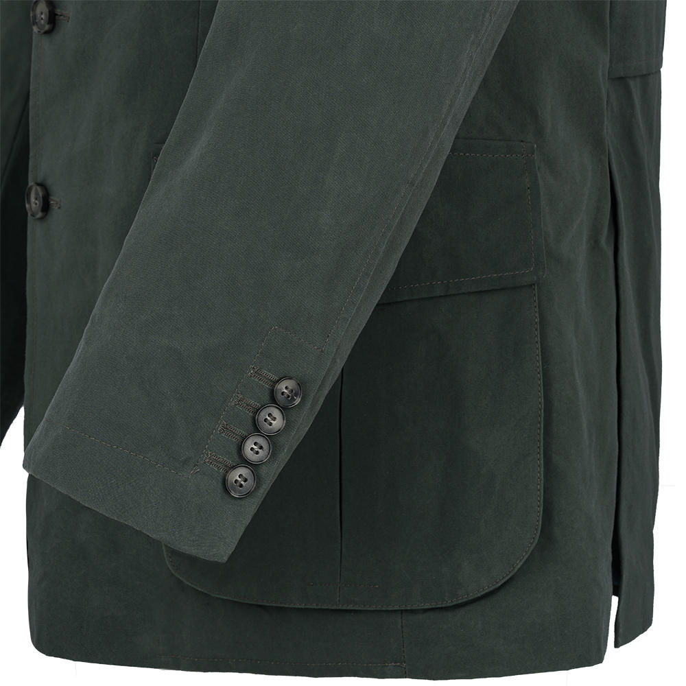 Herrenjacke Barrie, Wax-Cotton | vert | 48 | 822682, image size:1000x1000