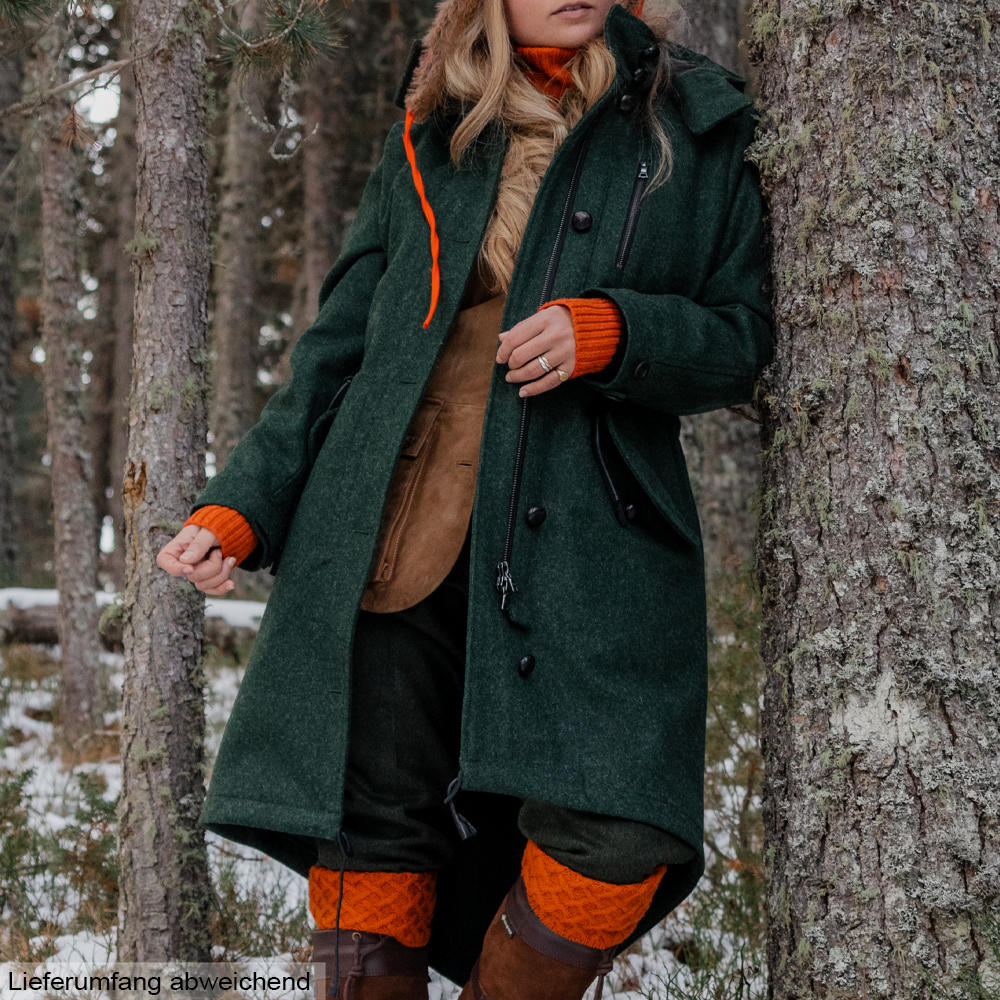 Damen Lodenparka, grün