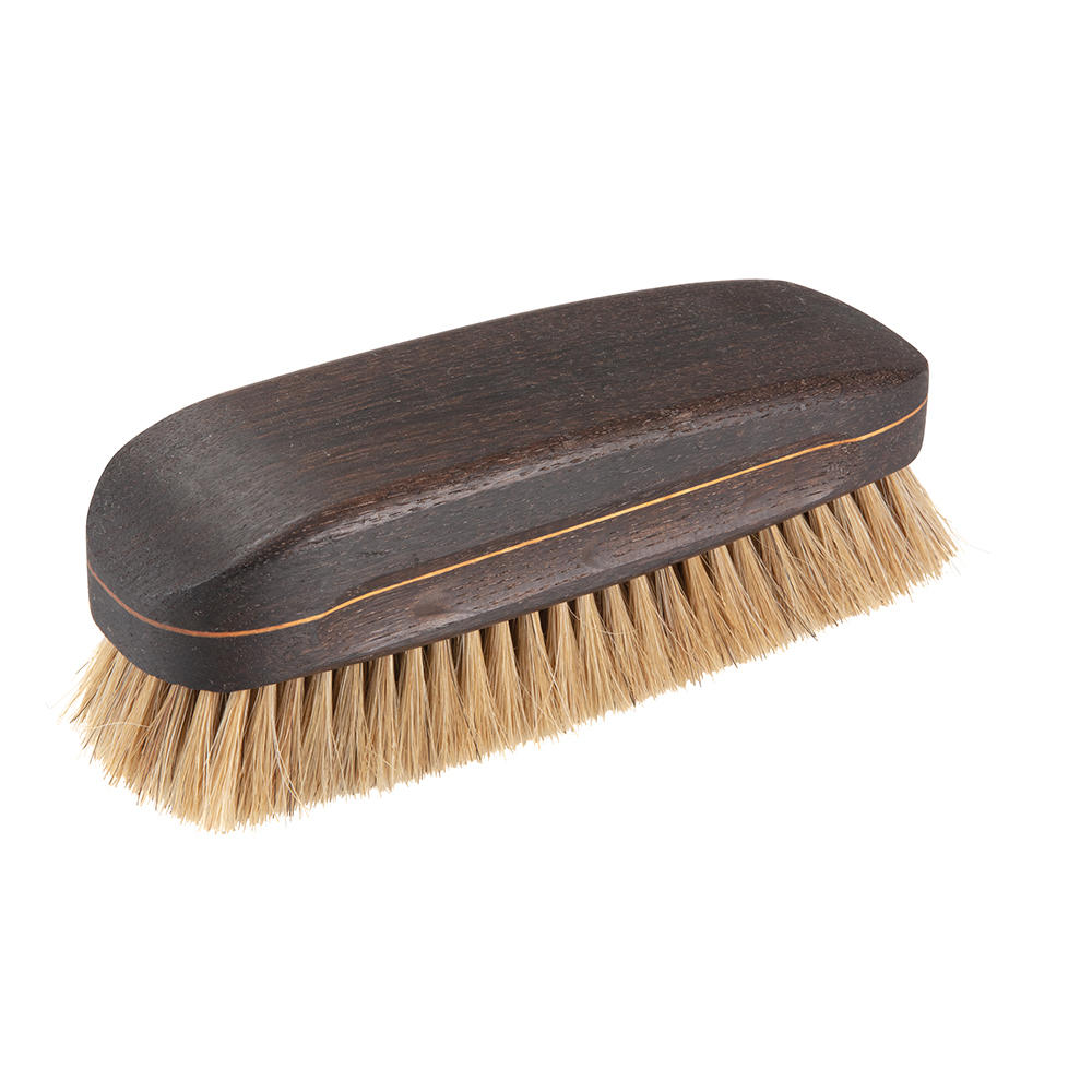 GentleMen Shoe Care Brush, Smoked Oak, Light Horsehair