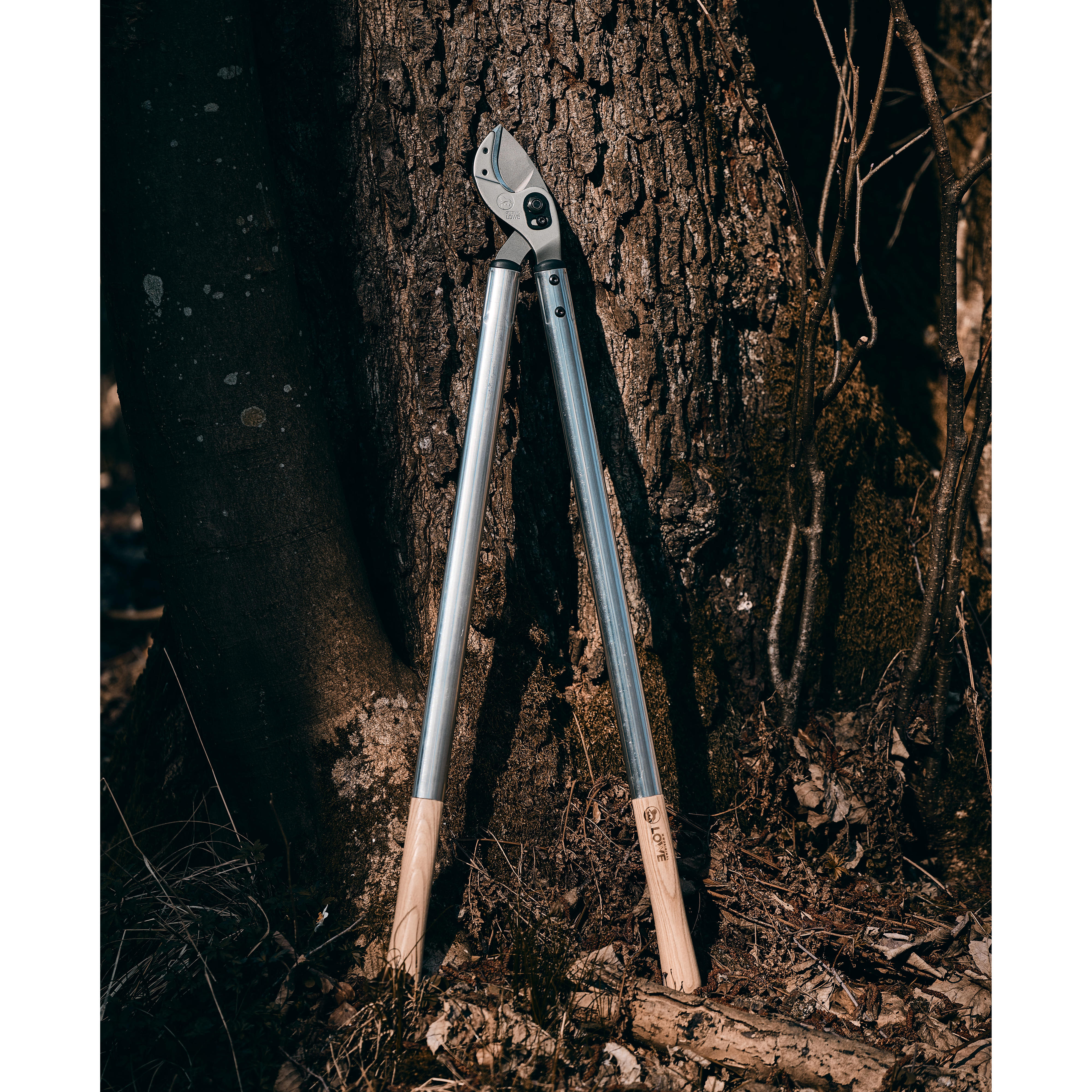 Löwe® 22 »Natural« Anvil Pruning Loppers with Curved Blade