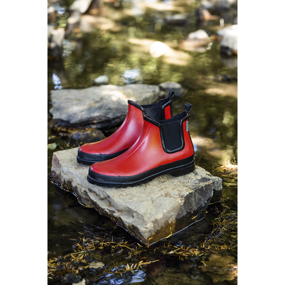 Deichmann Gummistiefel Damen Kaufhof Kombinieren Rote Gummistiefel
