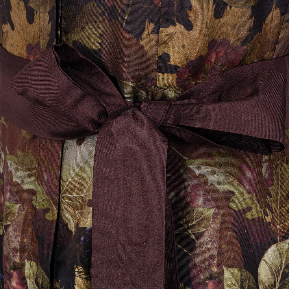 Allover Print Silk Dress