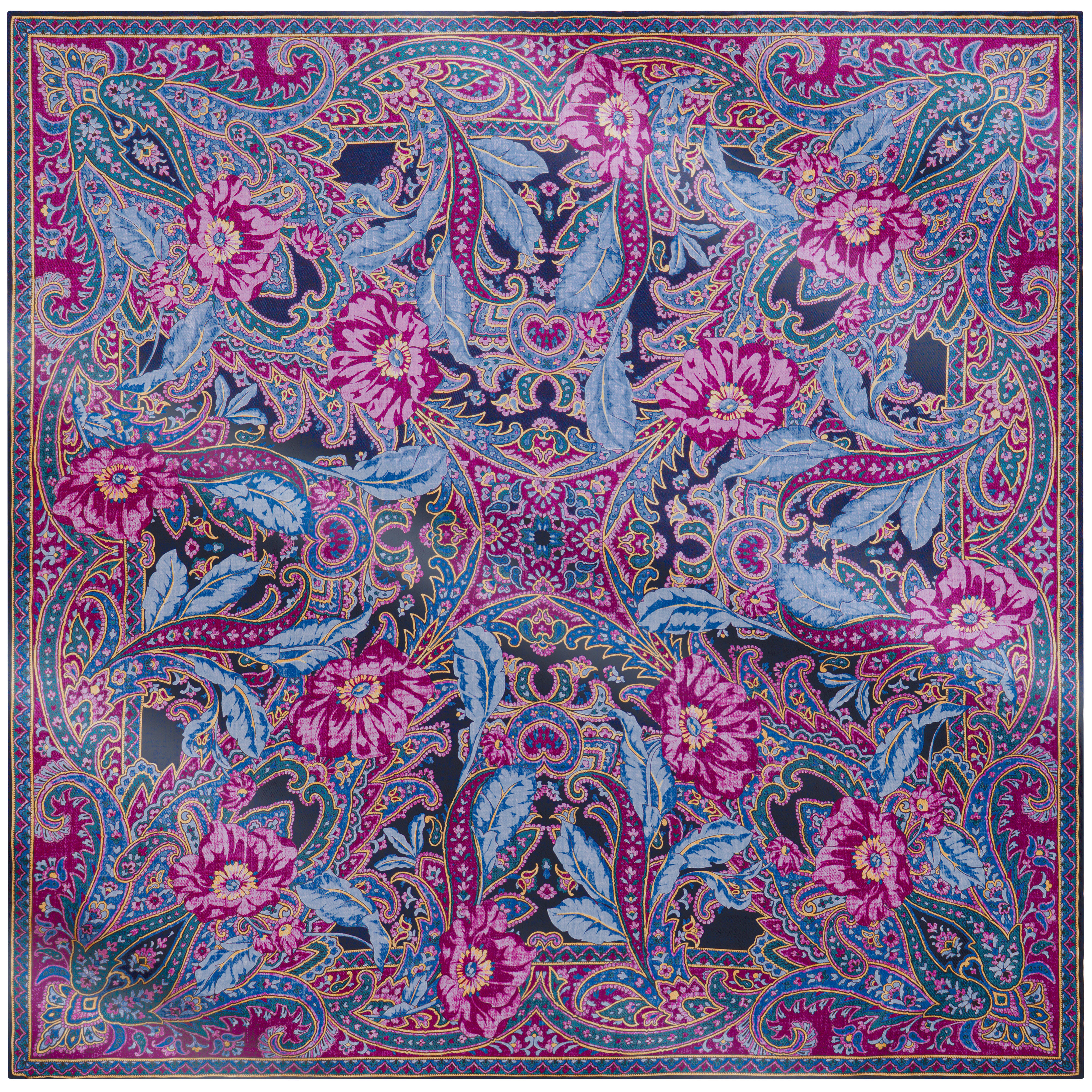 The GunDog Affair »Flowers« Silk Foulard
