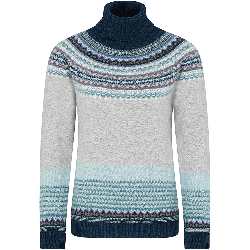 Eribé Damenpullover Rollkragen Fair Isle
