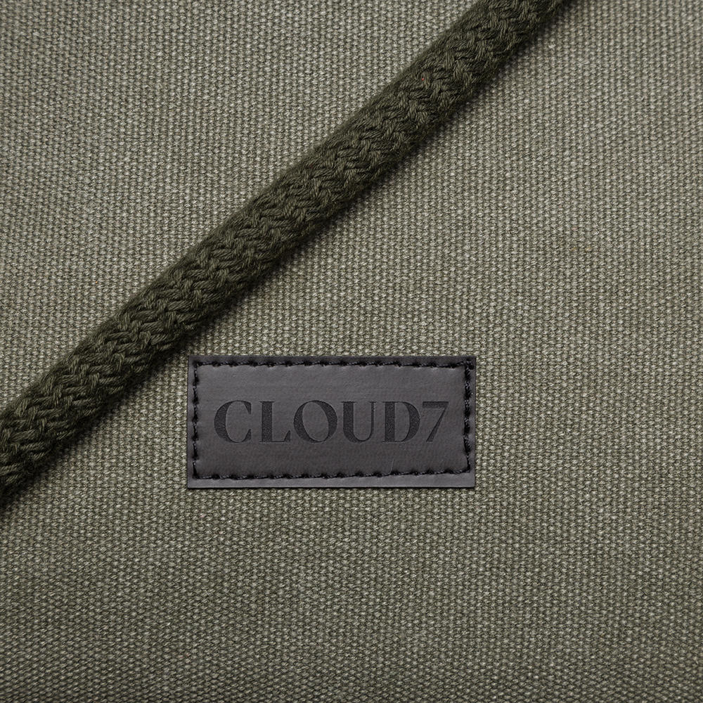 Cloud7 Hundereisebett Canvas Olive, Größe M