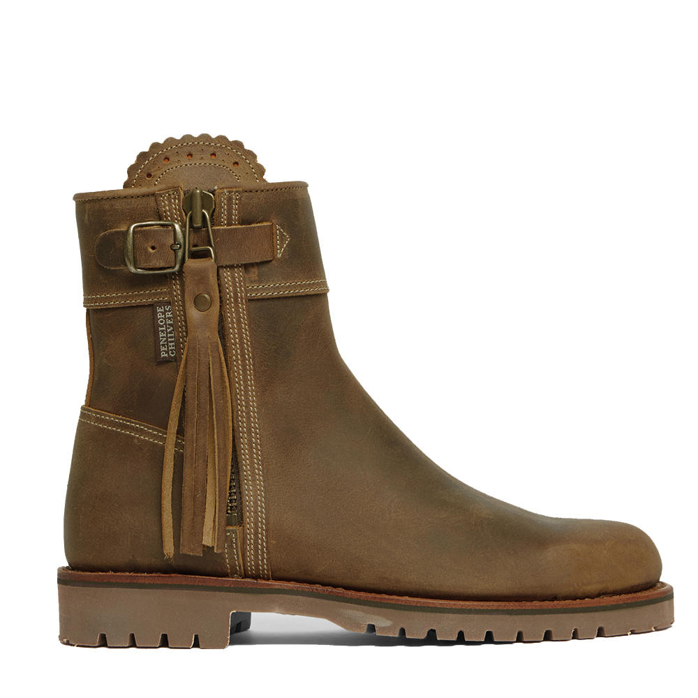 Penelope Chilvers Damen Cropped Tassel Boot