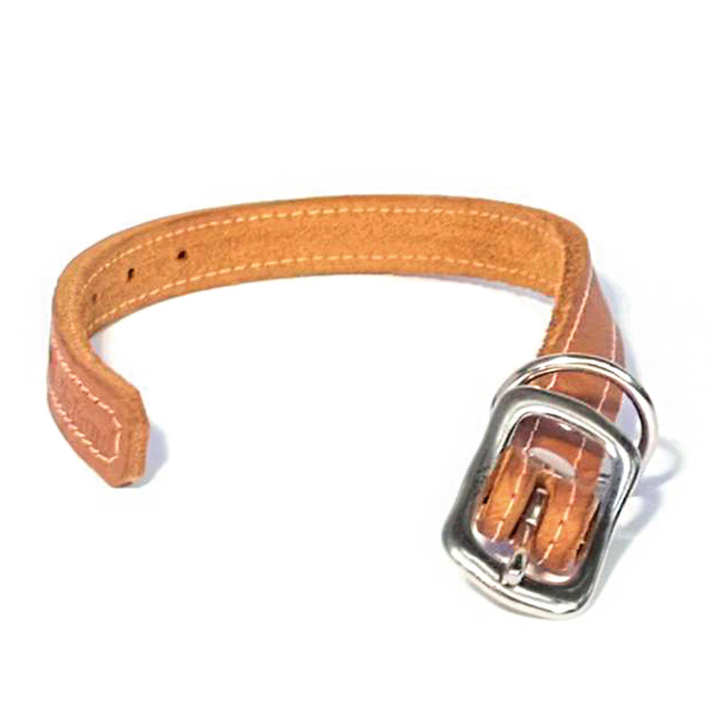 Bolleband Halsband Classic 15 mm, cognac, S