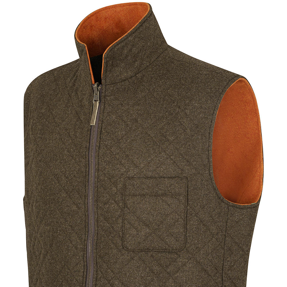 Gilet réversible en loden pour homme »Stani «