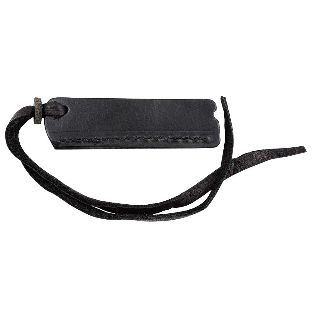 Higonokami Black with Forged Skin, with Folding Leather Sheath