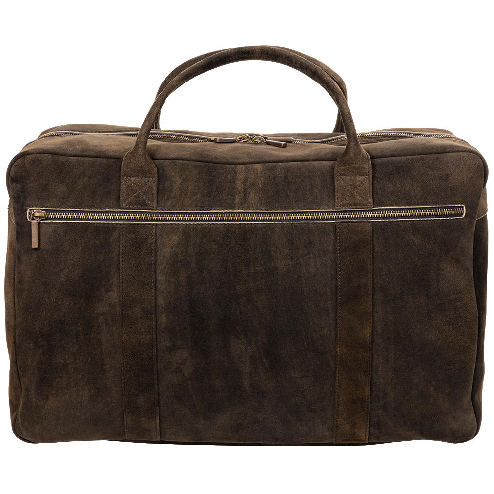 Weekender, Ziegenvelours, walnuss