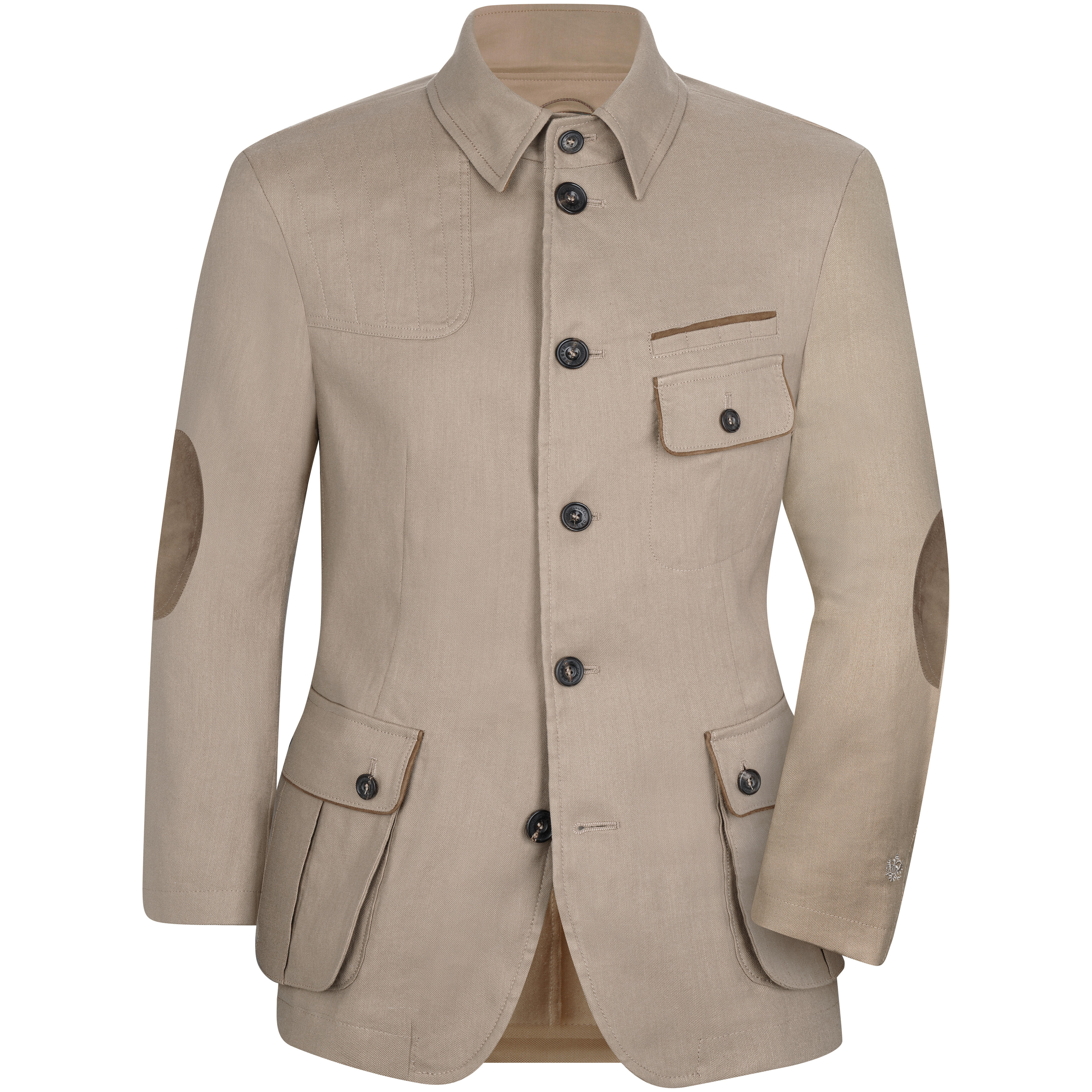Veste en coton/lin pour homme Habsburg » Rastenfeld «, beige, taille 54