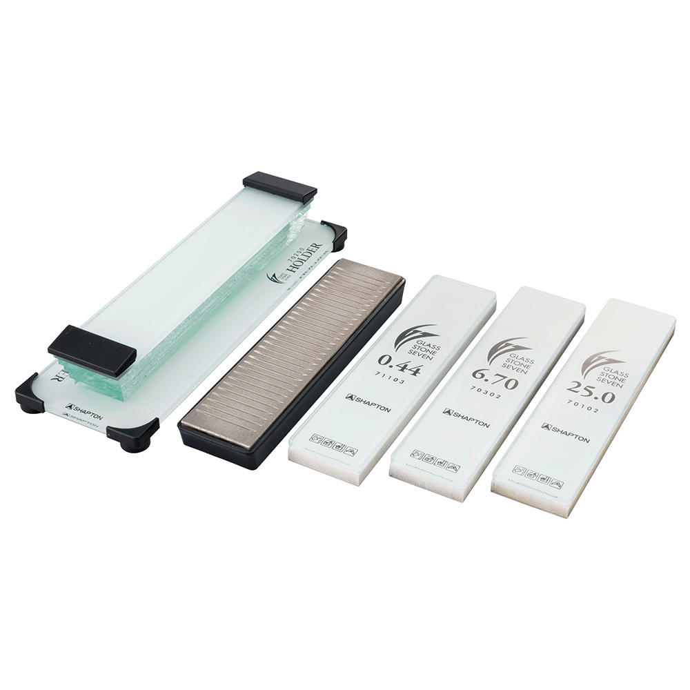 Shapton® Glass Stone »Seven« HR Steinset (25 Micron, 6,7 Micron, 0,44 Micron)