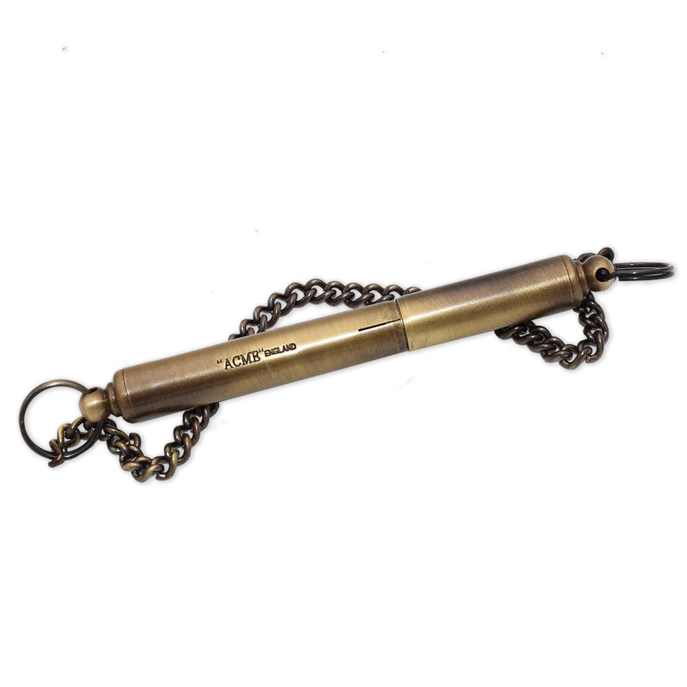 ACME Silent Whistle No. 535 Messing, antique