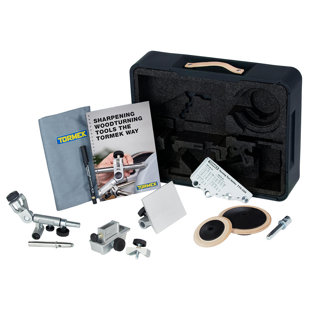 Tormek® T-8 Original avec meule diamant DC-250, 360/Kit tourn. sur bois TNT-808