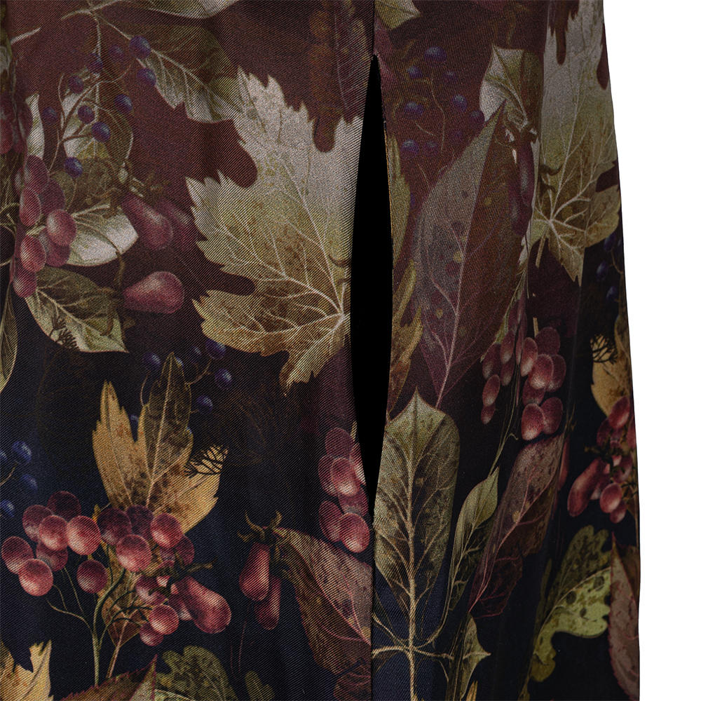 Allover Print Silk Dress