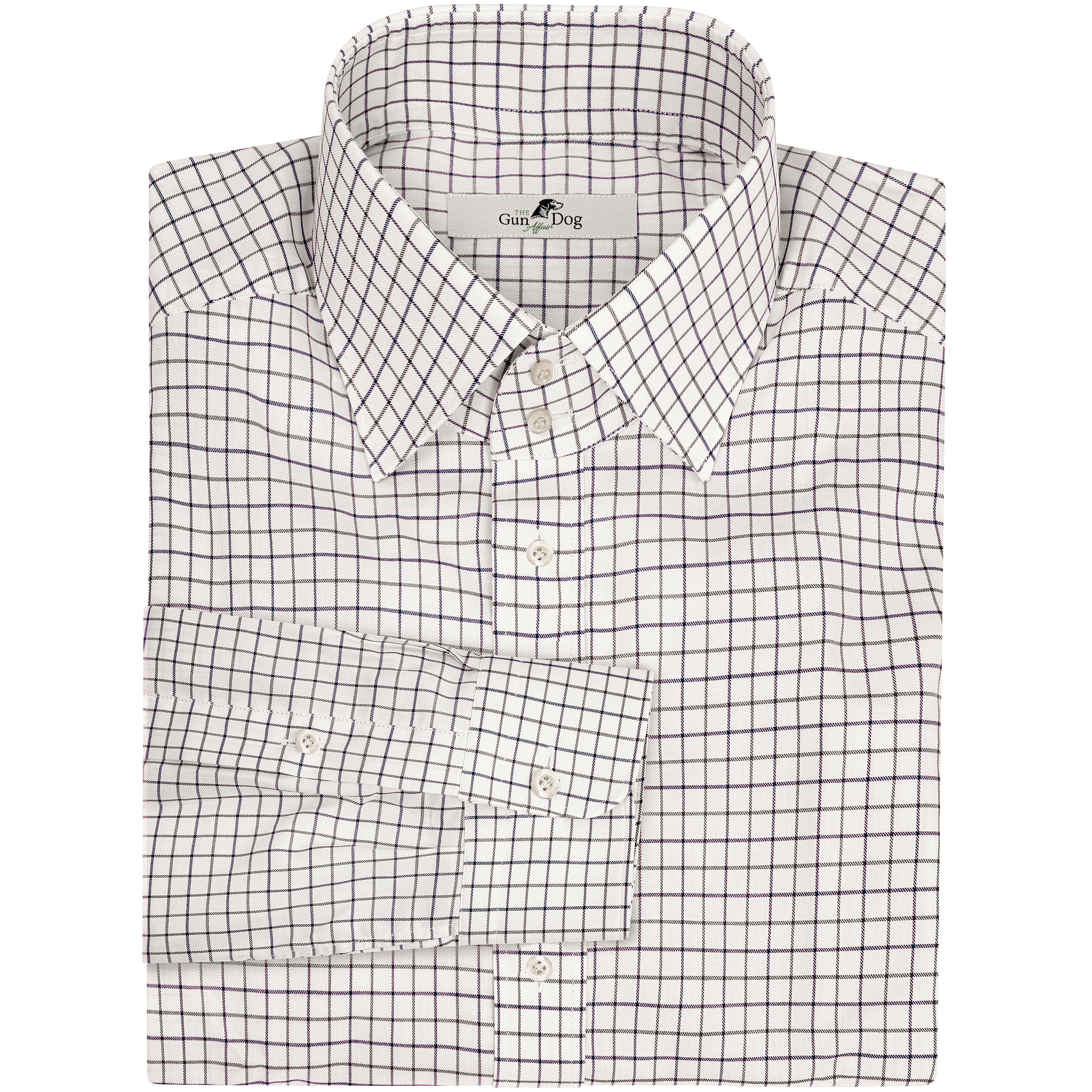 Herrenhemd »Collin«, Twill, beige/braun/blau