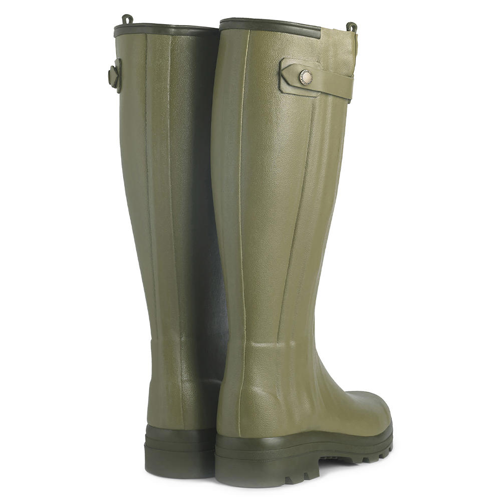 Le Chameau Damen-Gummistiefel Chasseur, Lederfutter