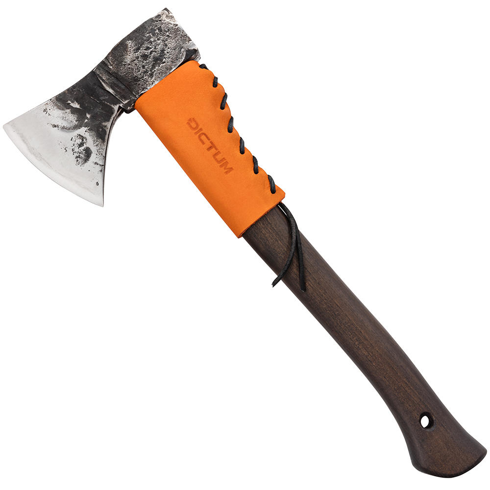 DICTUM® Axt-Collar für Forstbeil »Forst Edition«, Büffelleder, orange