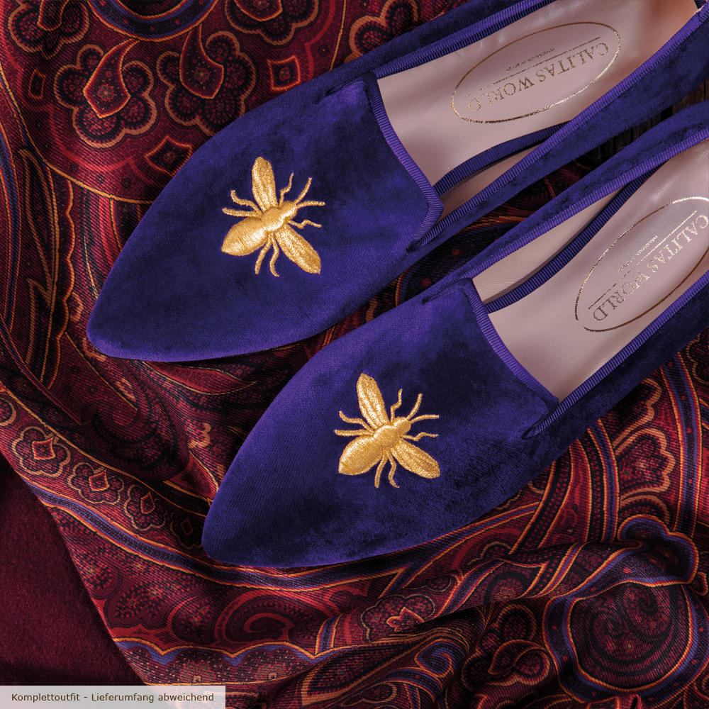 Damen Samt Loafer »Bee«