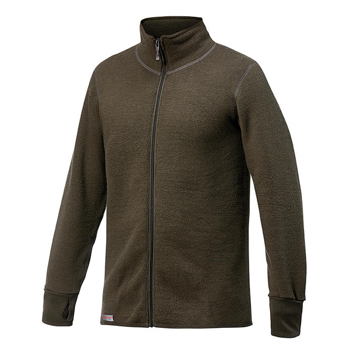 Woolpower® Strickjacke, grün, 600 g/m²