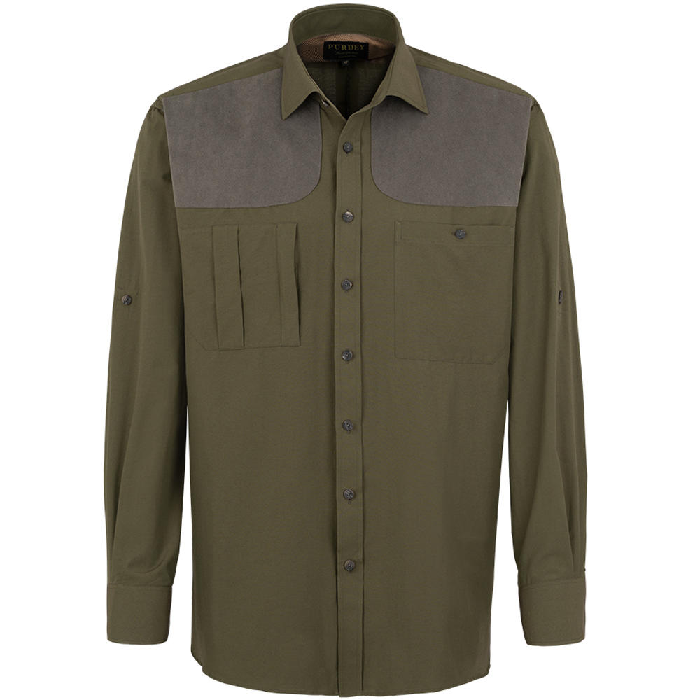 Purdey Herren-Jagdhemd, khaki