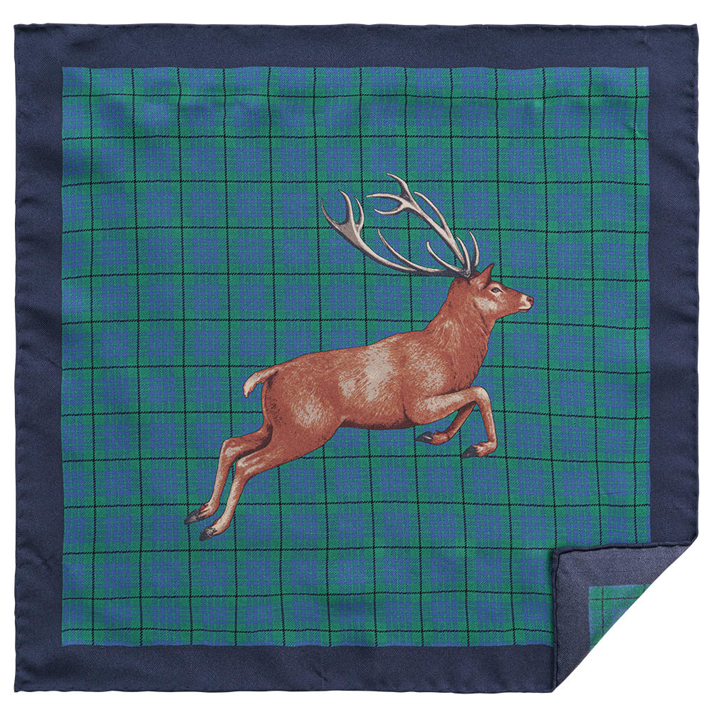 grün-blau kariert