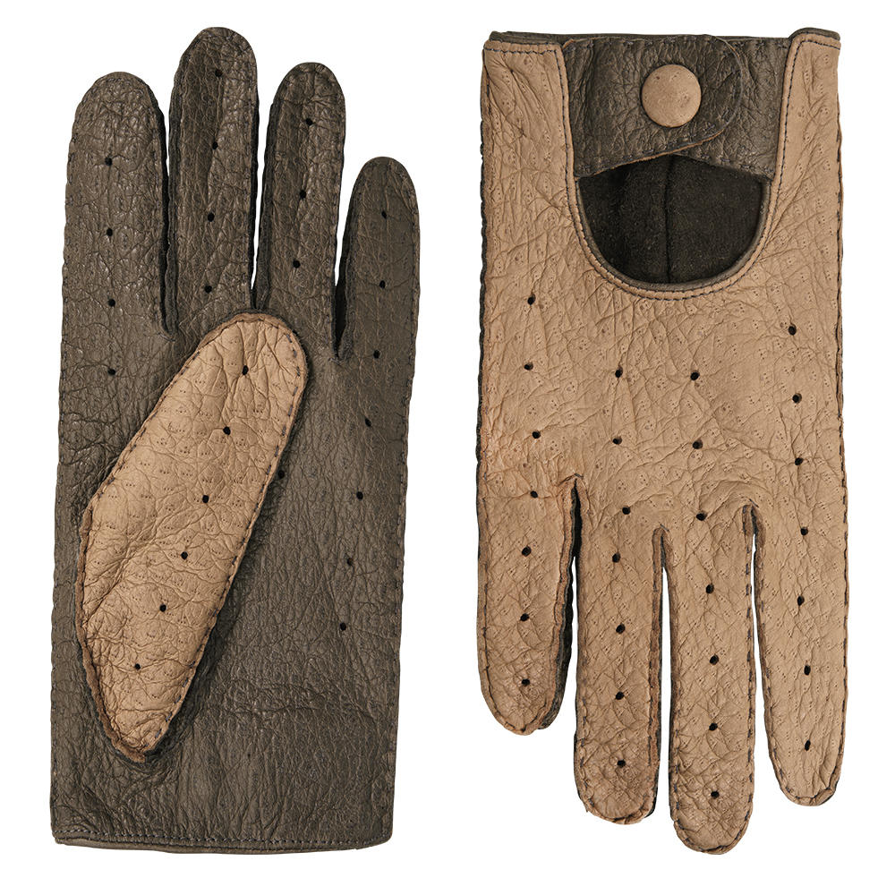 Herren Autofahrer Handschuhe MONZA, Peccaryleder