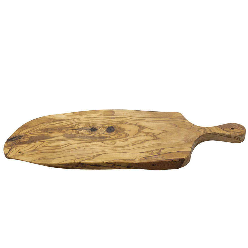 Schneidbrett Olivenholz Rustic mit Griff