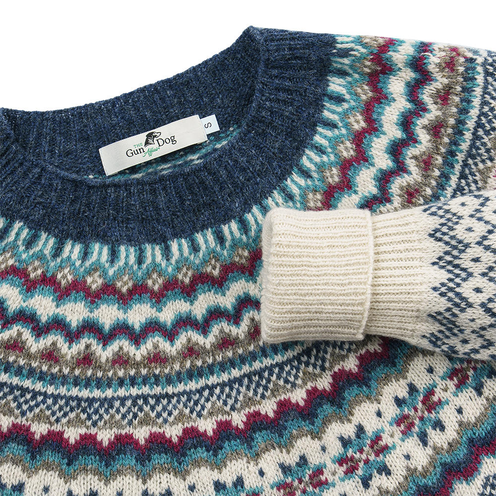 Damen Fair Isle-Pullover Winter