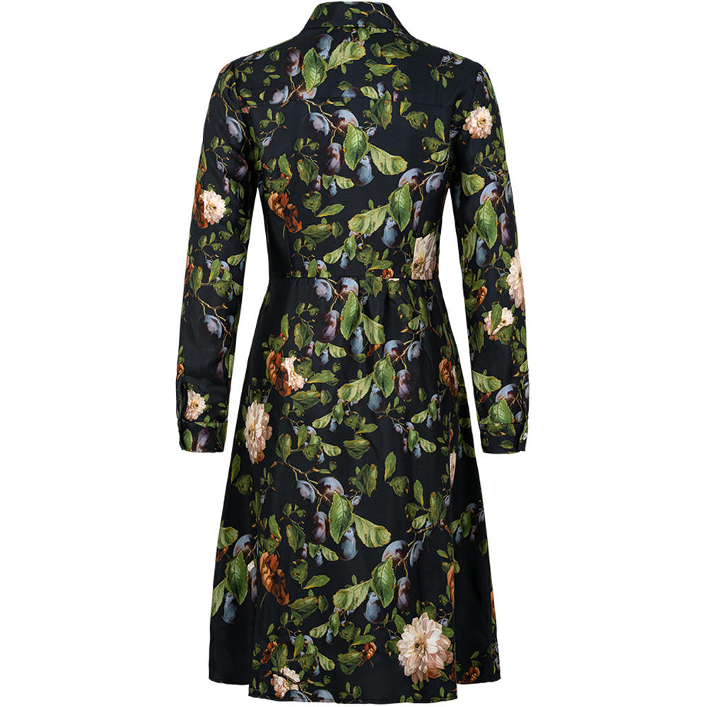 Seidenkleid Allover Print