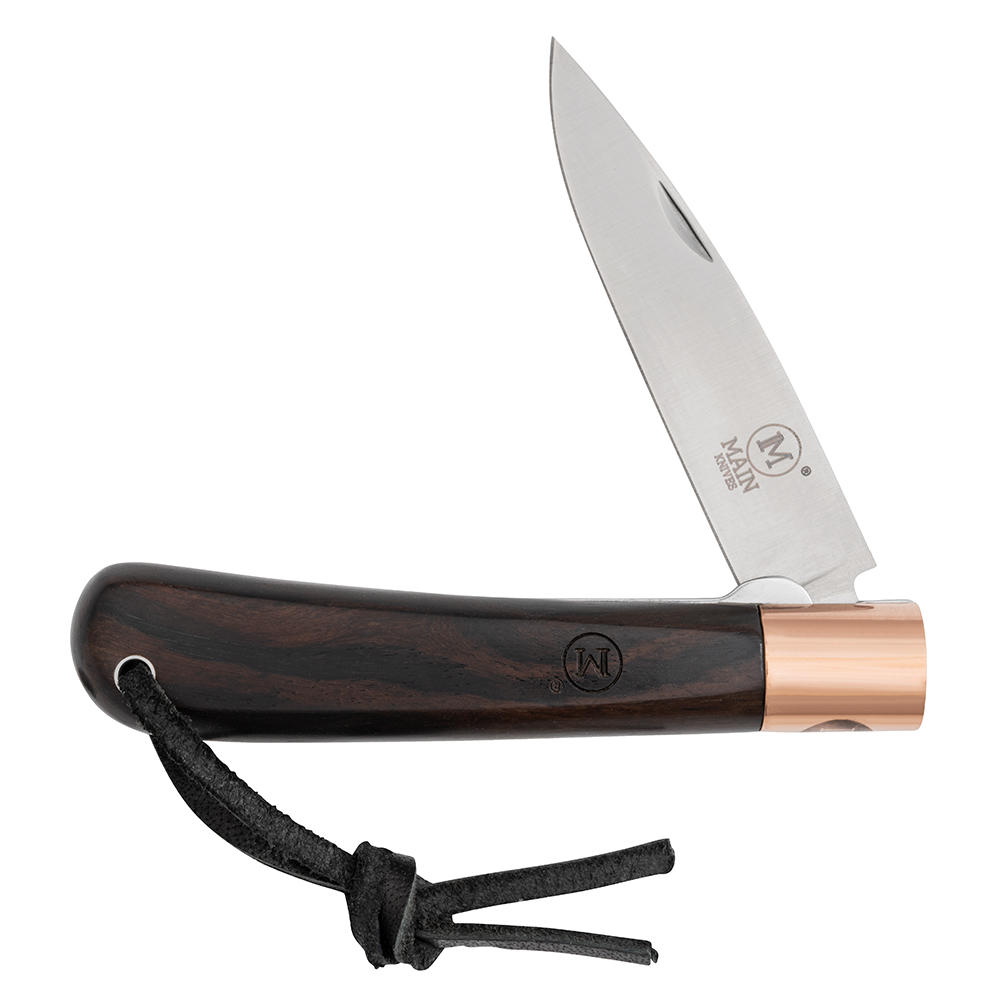 Couteau pliant MAIN » Copper Line «, ébène