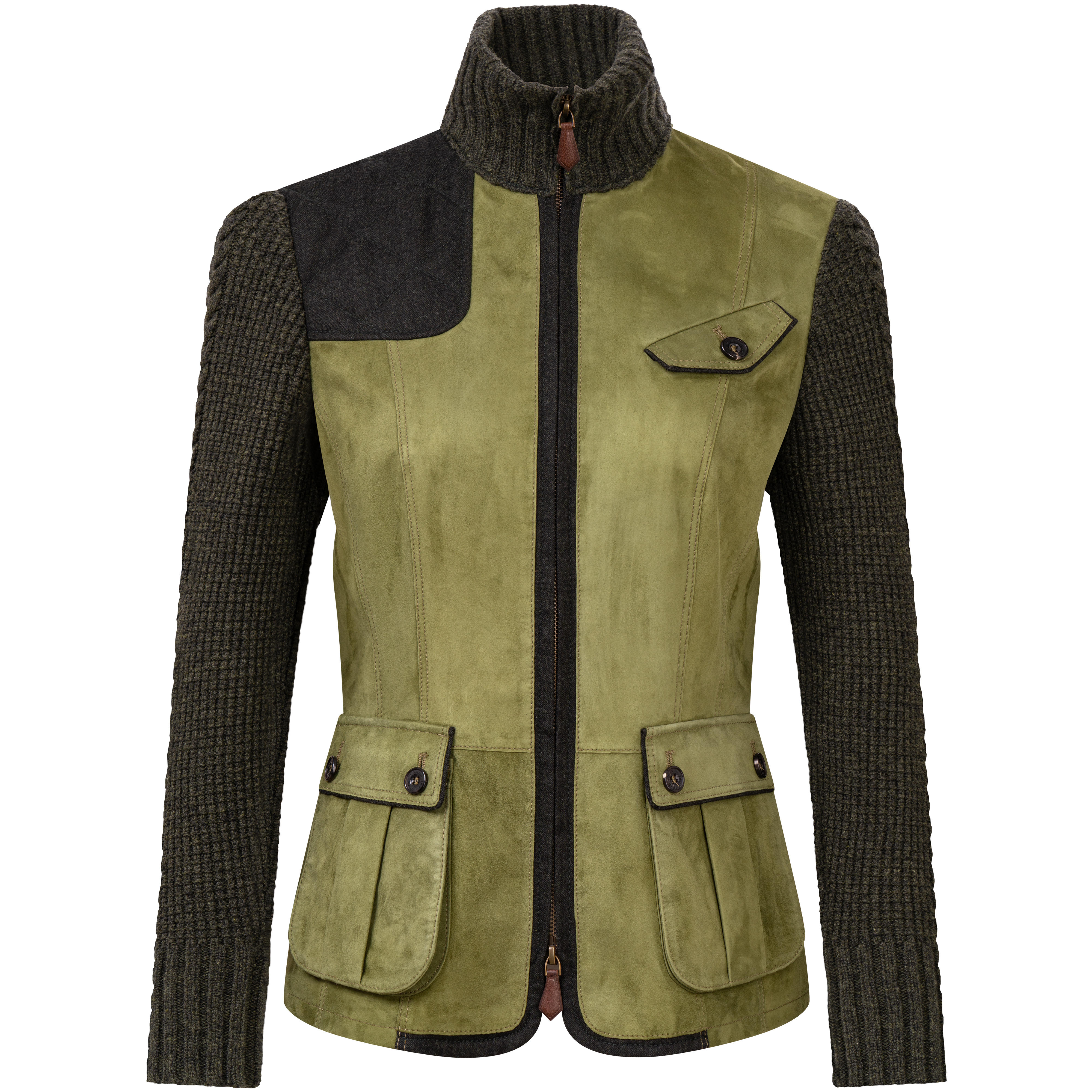 Habsburg Damen Leder-Strick-Jacke »Kaltenbrunn«