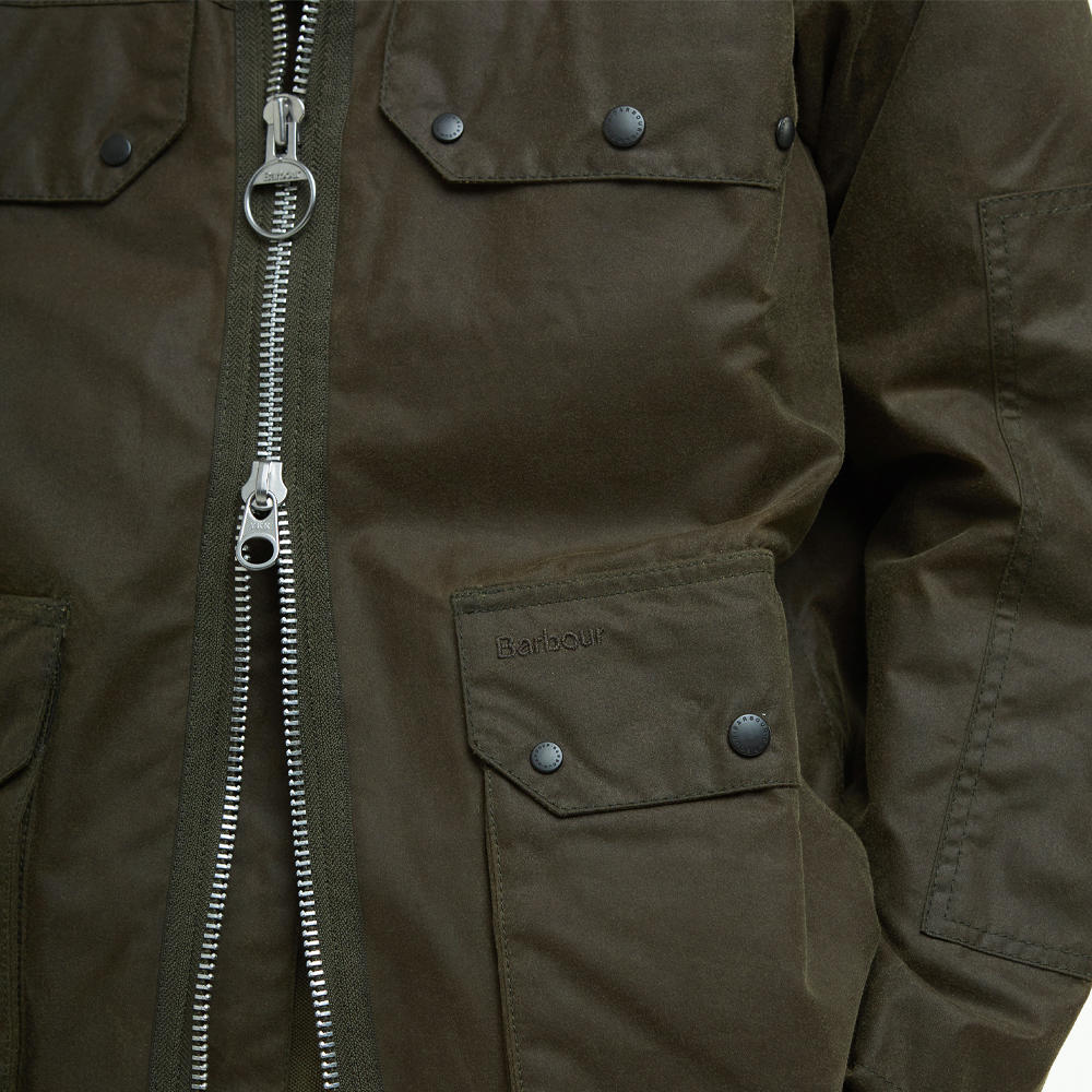 Barbour »Re-Engineered Short Bedale« Men’s Waxed Jacket