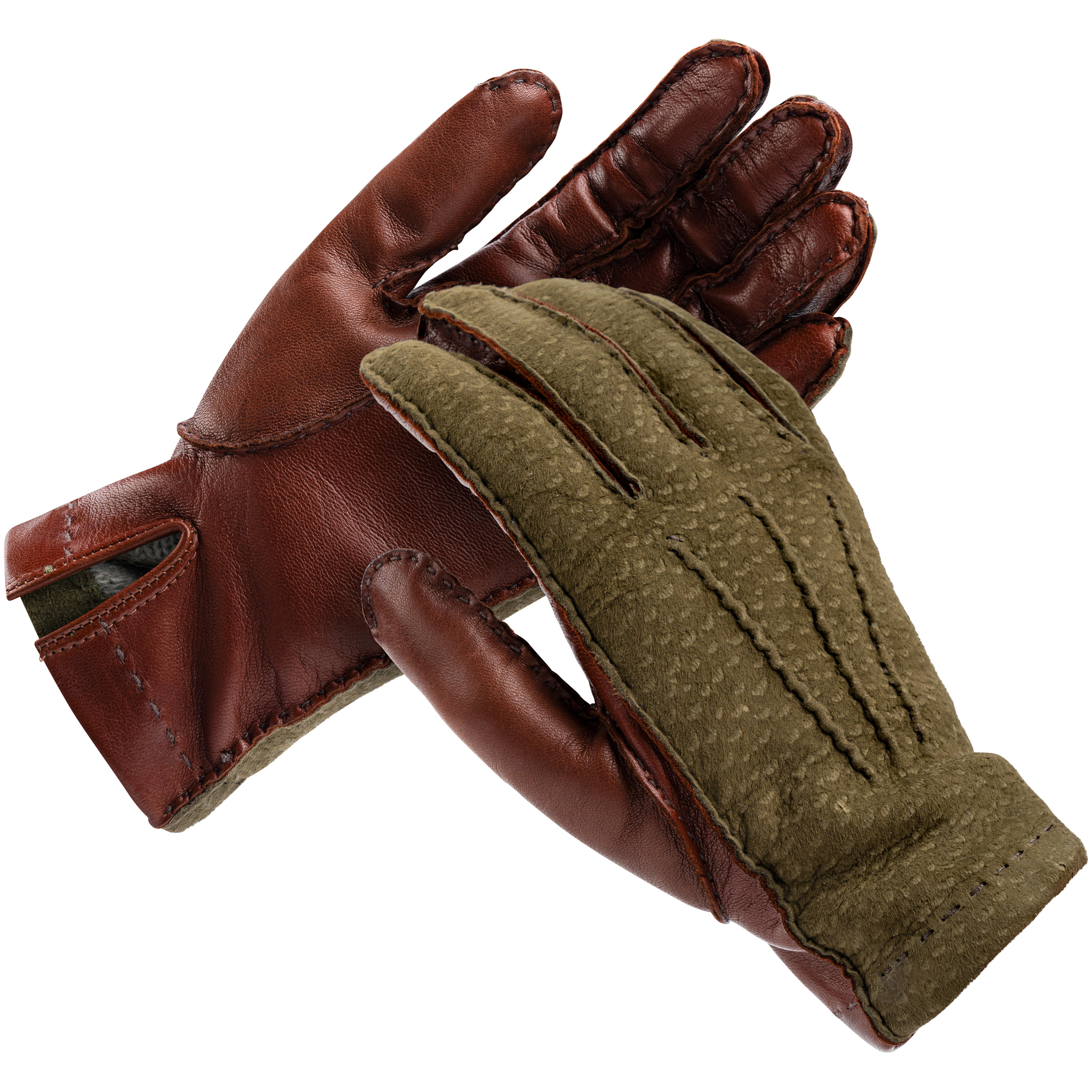 Damen Handschuhe LIMA, Carpincho & Lammnappa