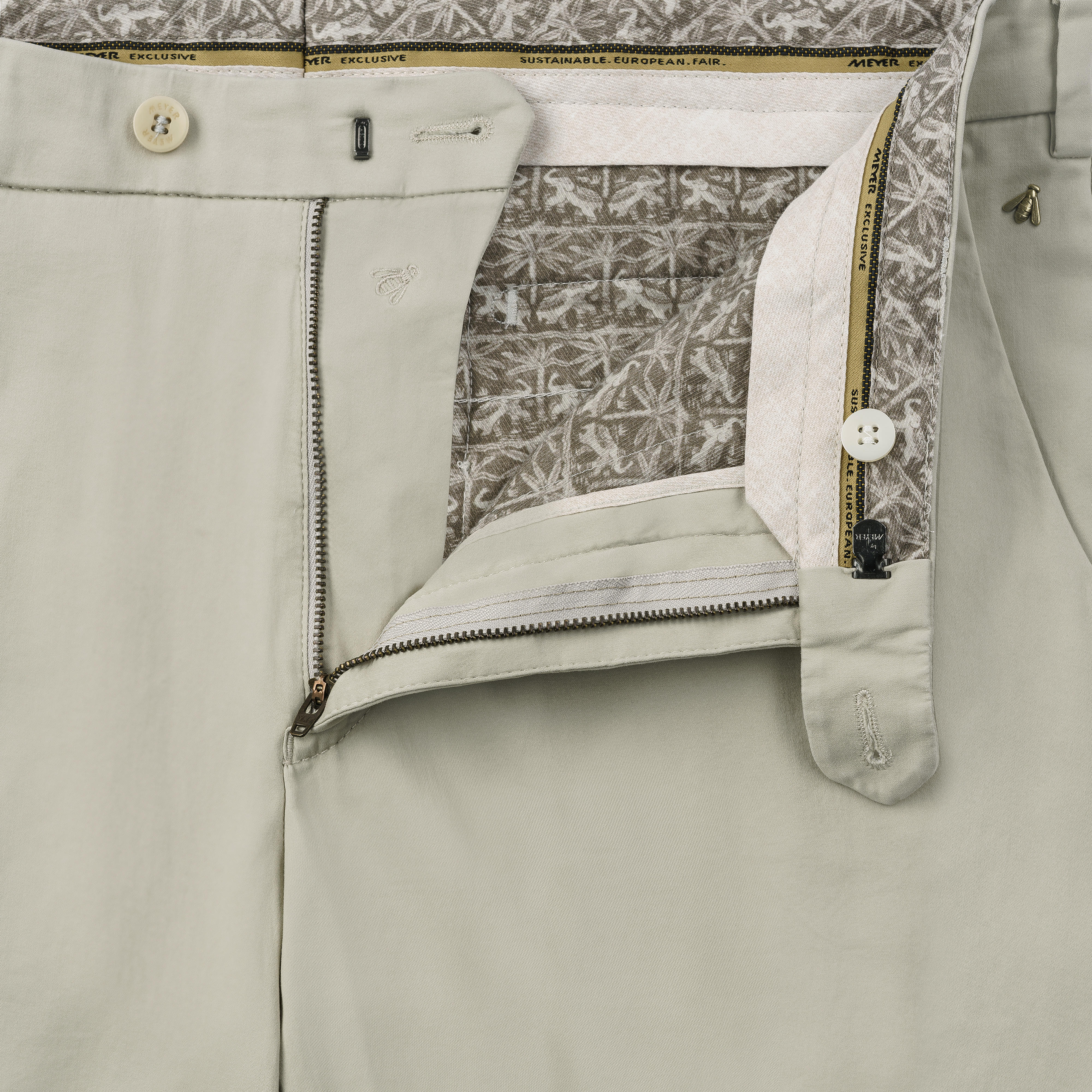 Pantalon en coton/soie pour homme Meyer » Bonn «