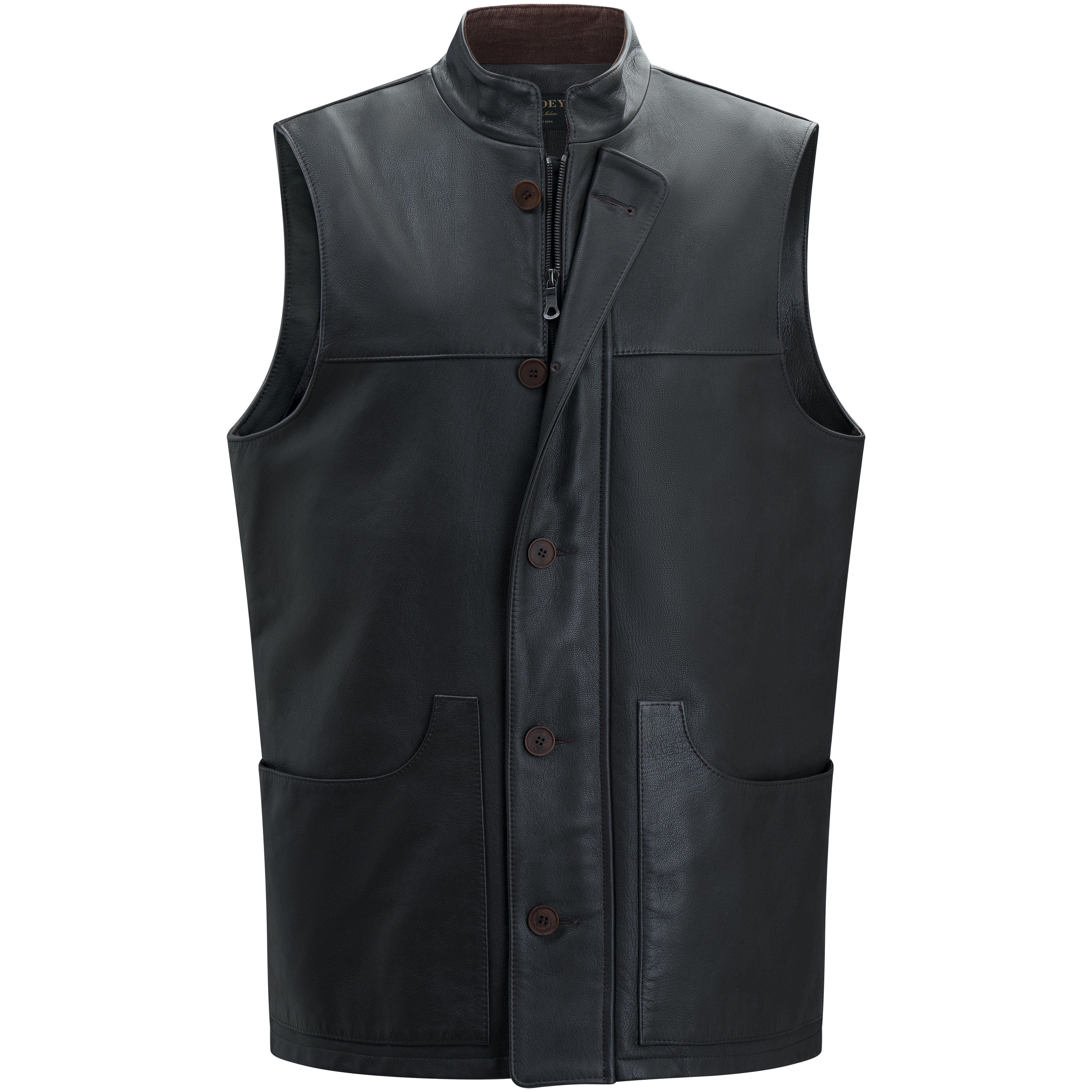 Purdey Herren High Collar Leder-Schießweste
