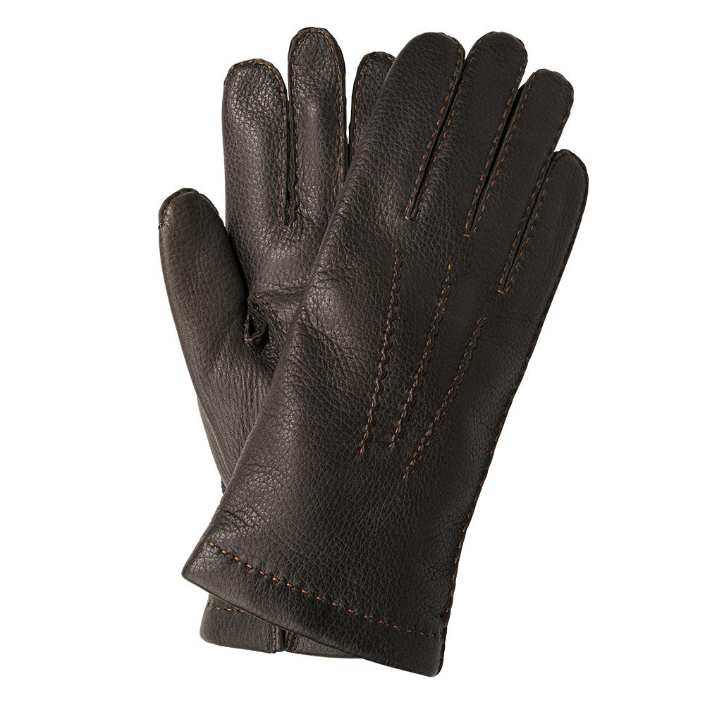 Herren Handschuhe OSLO, Hirschleder, Kaschmirfutter