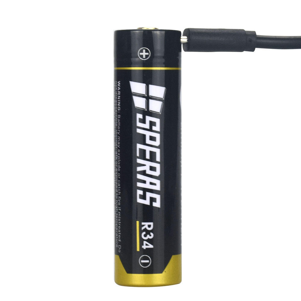 Batterie SPERAS R34 lithium-ion 18650, 3400 mAh, Micro USB