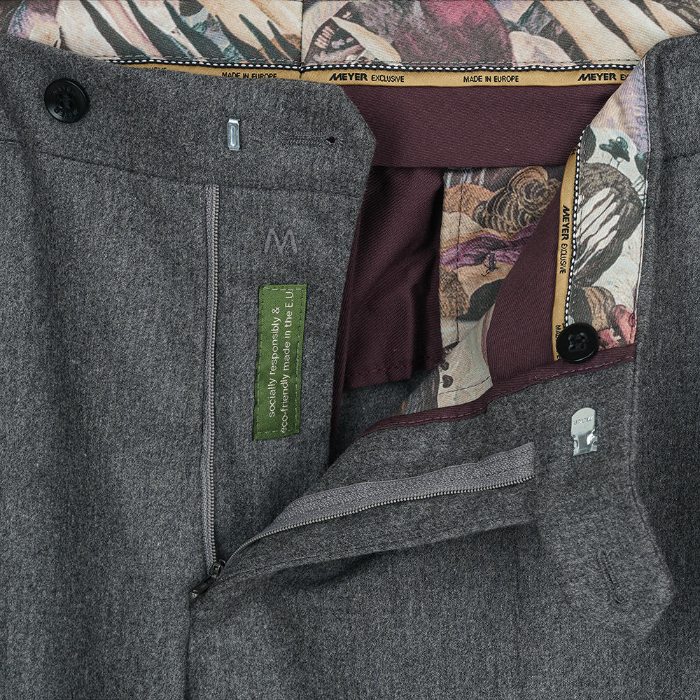 Pantalon en flanelle pour homme Meyer » Bonn« gris 25 830721