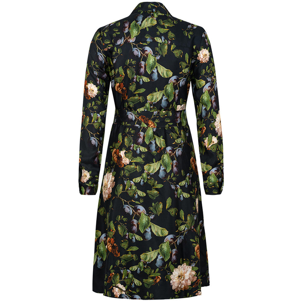 Seidenkleid Allover Print