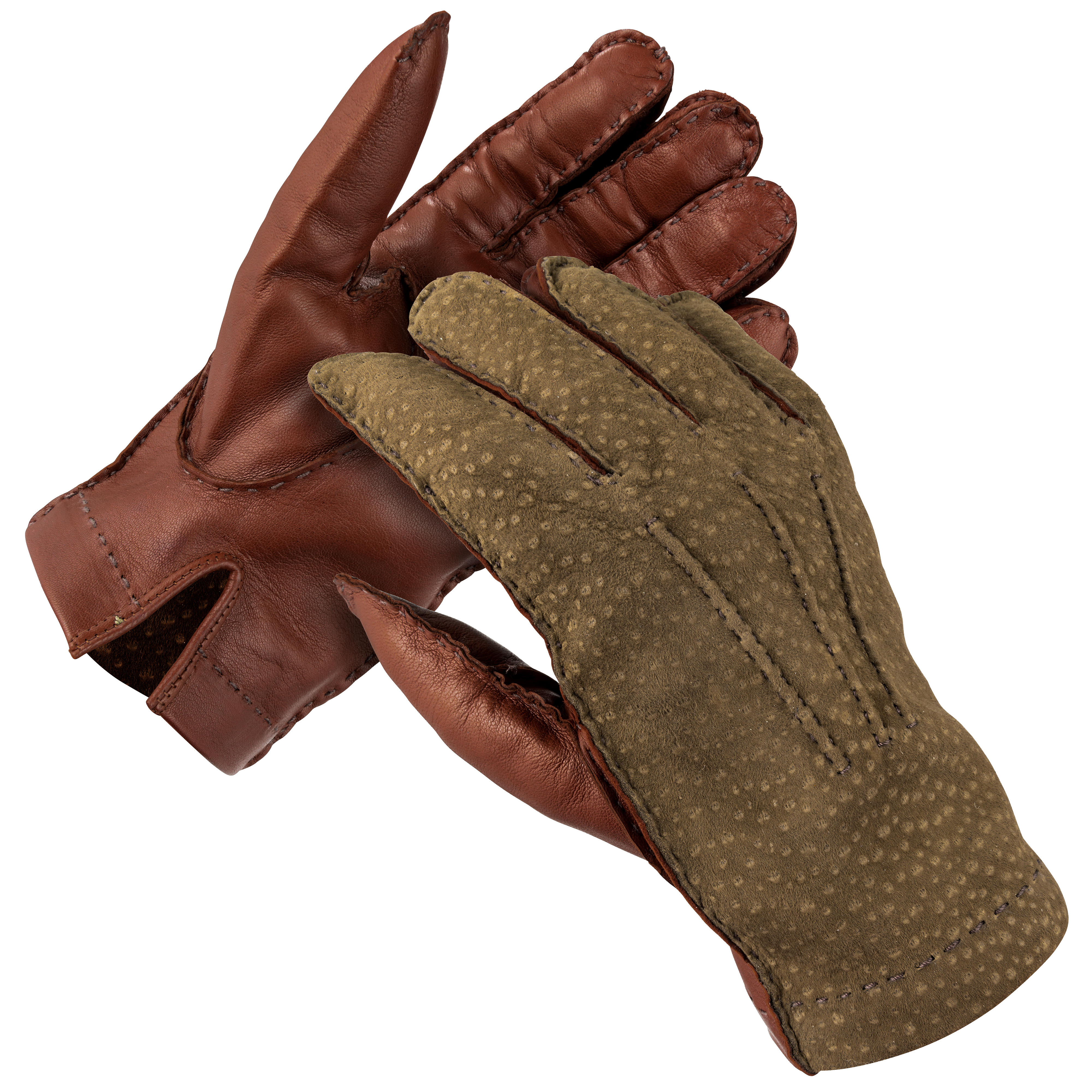 Gants pour femme » Quito «, carpincho et nappa agneau